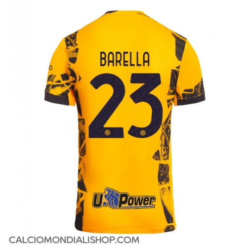 Maglie da calcio Inter Milan Nicolo Barella #23 Terza Maglia 2024-25 Manica Corta